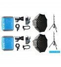 Nanlite FC-120B Bi-color LED luč Dual Kit