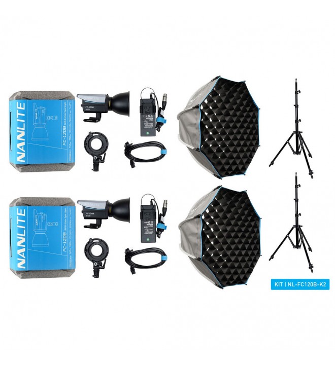 Nanlite FC-120B Bi-color LED luč Dual Kit
