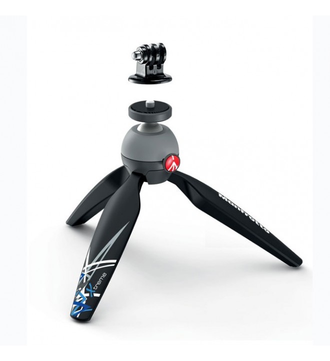 Manfrotto PIXI mini stativ + GoPro nosilec