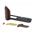 SmallRig L-Shape Mount Plate with Wooden Handle for FUJIFILM GFX100RF