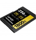 Lexar® Professional SDXC™ 256GB 1800x UHS-II (R:280/W:205MB/s) C10 V60 U3