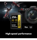 Lexar® Professional SDXC™ 256GB 1800x UHS-II (R:280/W:205MB/s) C10 V60 U3