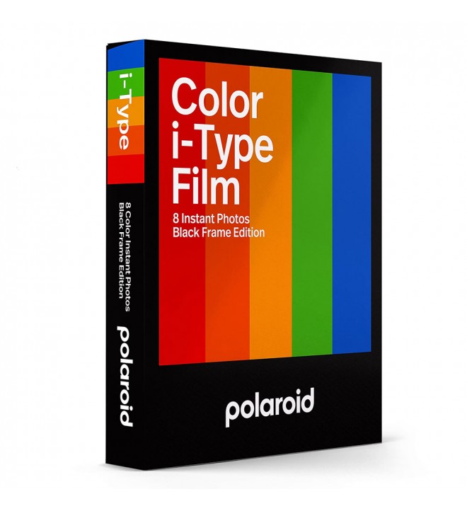 Polaroid Color i‑Type Film Black Frame 1x Pack