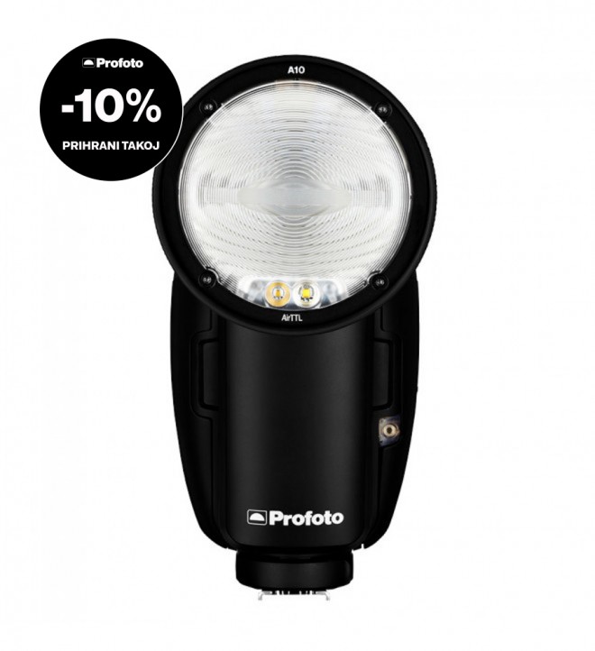 Profoto A10 for Canon + Connect Pro + Clic Softbox Octa 2' (60cm)