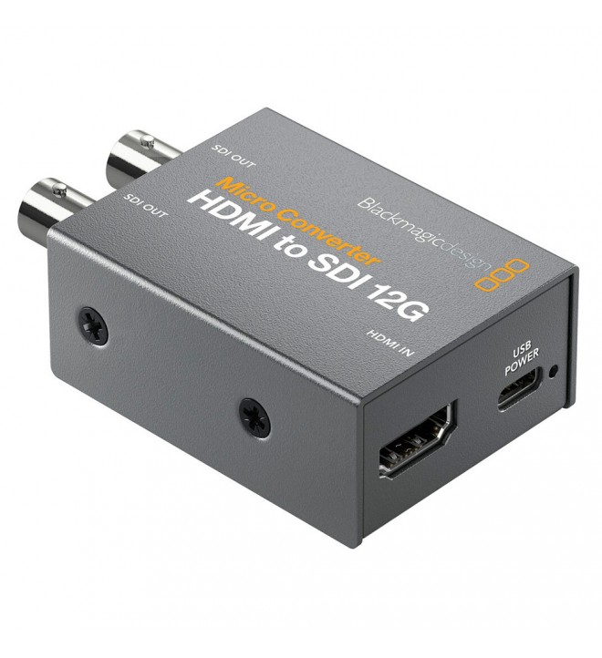 Blackmagic HDMI to SDI 12G Micro Converter + PSU