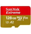 Sandisk micro SDXC Extreme Pro 128GB V30 A2 (R:190/W:90MB/s)