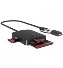 ICY BOX USB 3.2 Gen 1 Card Reader 4-in-1 SD®/micro SD®/MS/CF