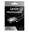 Lexar® Professional USB-C™ Dual-Slot Reader SD/micro SD