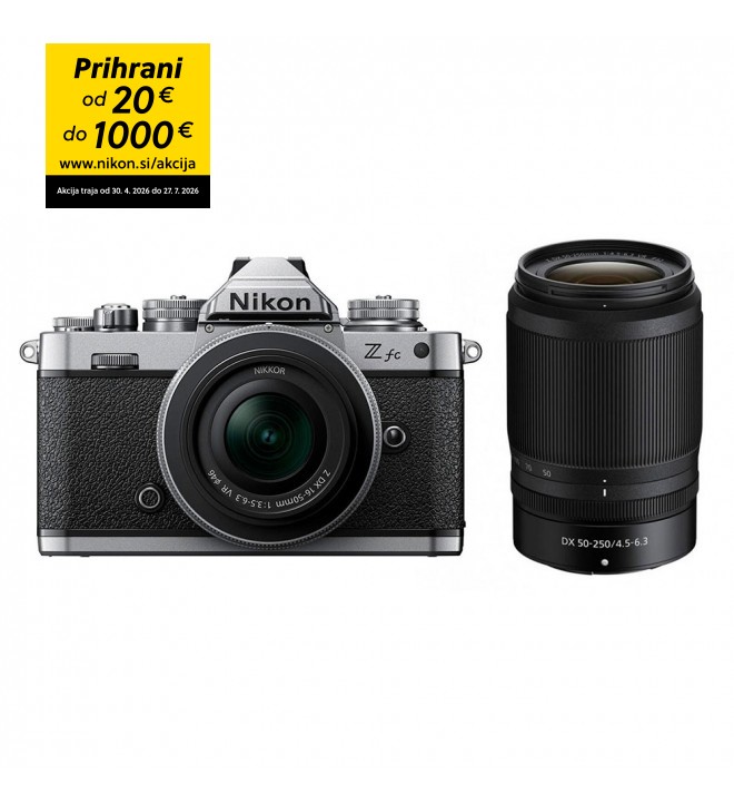 Nikon Z fc + Z DX 16-50mm + Z DX 50-250mm