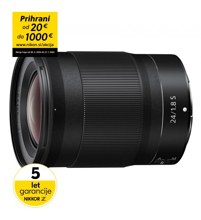 Nikkor Z 24mm f/1.8 S