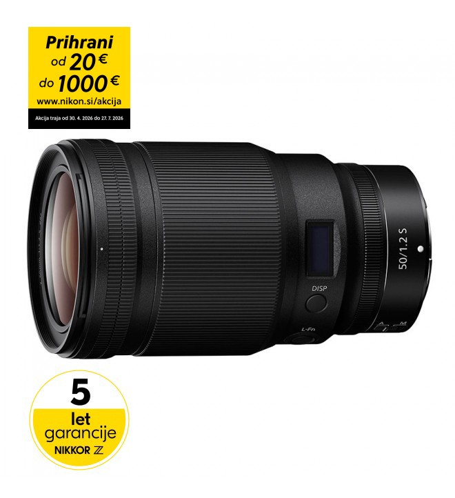 Nikkor Z 50mm f/1.2 S