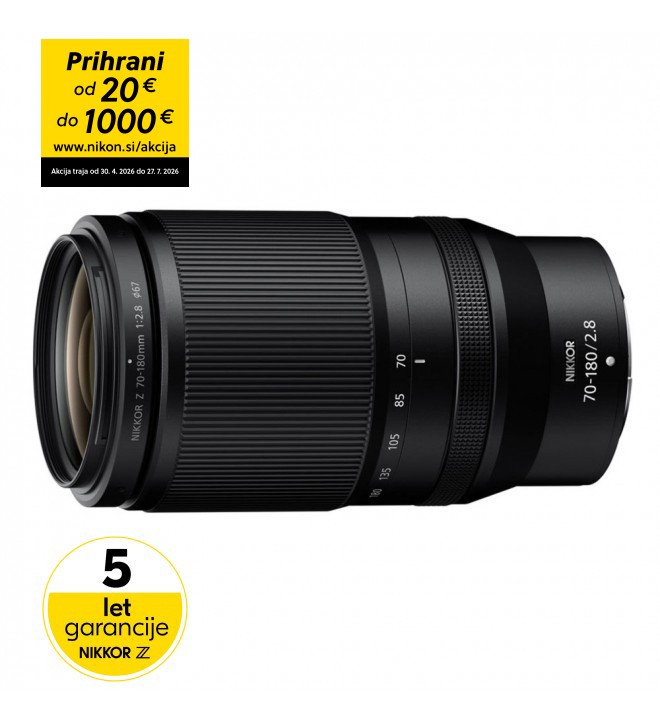 Nikkor Z 70-180mm f/2.8