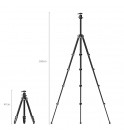 SmallRig 5478 Portable Photo Carbon Fiber Tripod