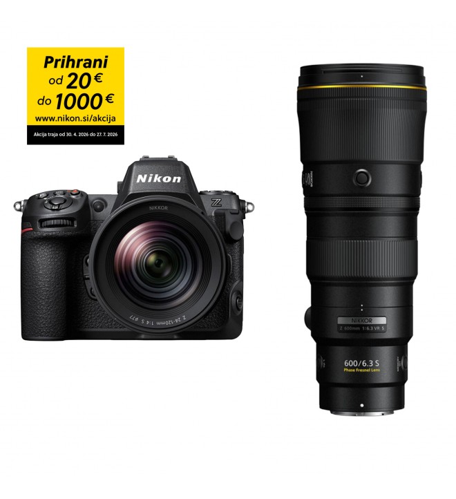 Nikon Z8 + Z 24-120mm F/4 S + Z 600mm f/6.3 VR S
