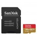 SanDisk Extreme microSD 128GB 190MBs + SD Adapter 