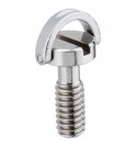 KUPO KS-184 Stainless Steel Flat Head Shaft D Ring 1/4" Screws (21mm)