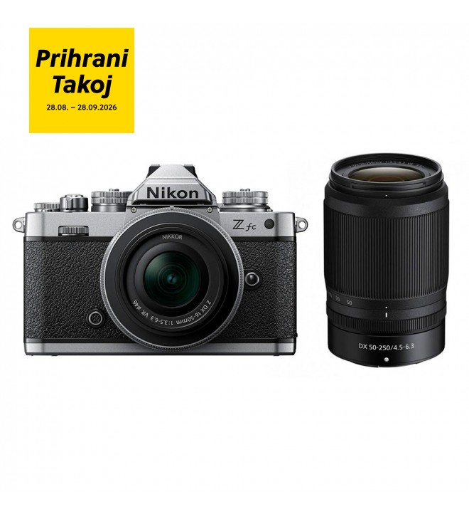 Nikon Z fc + Z DX 16-50mm + Z DX 50-250mm