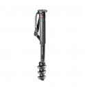 Manfrotto XPRO OVER monopod, 4 sekcije, carbon fibre