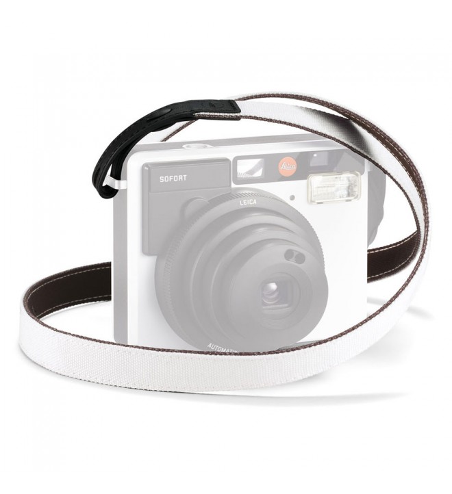 Leica strap SOFORT - white/black
